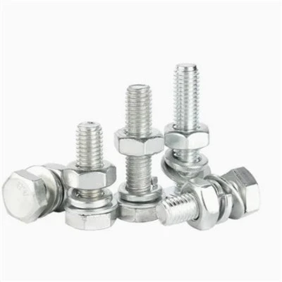 Premium Hex Head machin boulon ak nwa